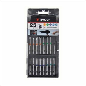 Набор бит Tivoly 11501570039; 25 mm/50 mm; 24 шт. + Держатель магнитный