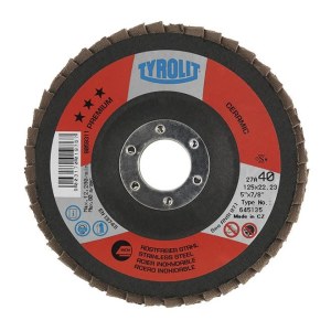 Лепестковый шлифовальный диск Tyrolit; 125 mm; 1 шт.