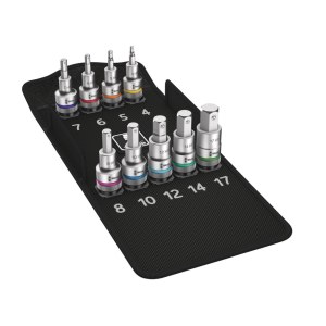 Uzgaļu komplekts Wera 8740 C HF 1; 1/2''; 9 gab.