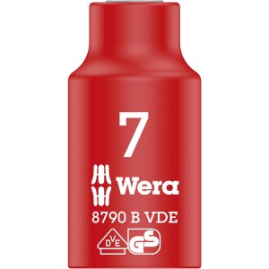 Uzgriežņa galviņa Wera WE05004951001; VDE; 3/8''; 7x46 mm