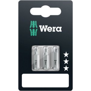 Бита Wera 867/1 Standard; TX25/TX30/TX40; 25 mm; 3 шт.; блистерная упаковка
