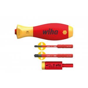 Ручка для отвертки Wiha easyTorque + Набор насадок