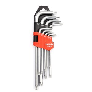 Atslēgu komplekts Yato YT-0511; Torx; 9 gab.