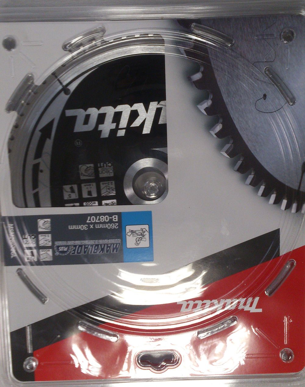 Griešanas disks kokam Makita MAKBLADE PLUS; 260x2,3x30,0 mm; Z70; 5°