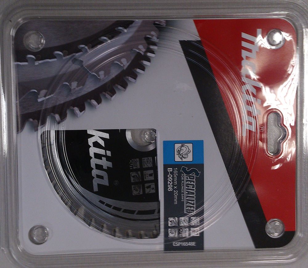 Griešanas disks kokam Makita; 165x1,6x20,0 mm; Z48; 8°