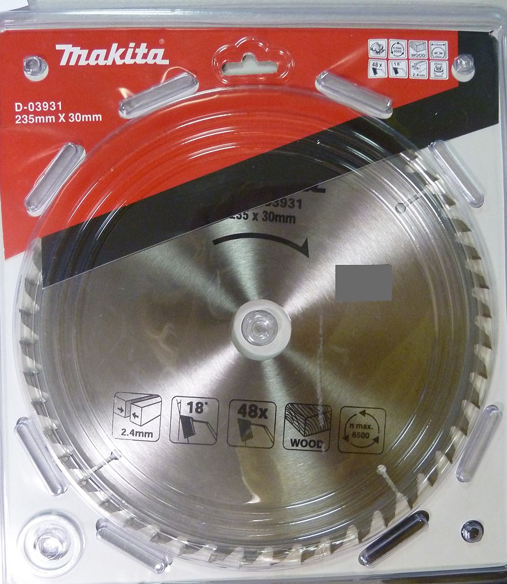 Griešanas disks kokam Makita; 235x2,4x30,0 mm; Z48; 18°