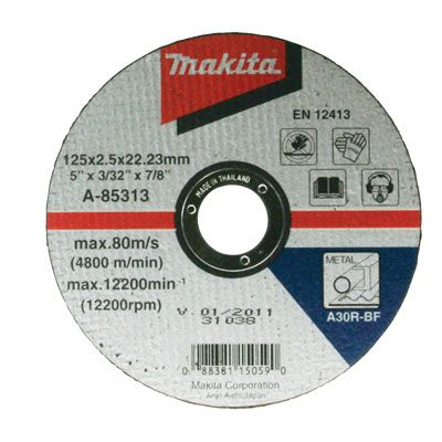 Abrazīvais griešanas disks Makita; 125 mm metālam