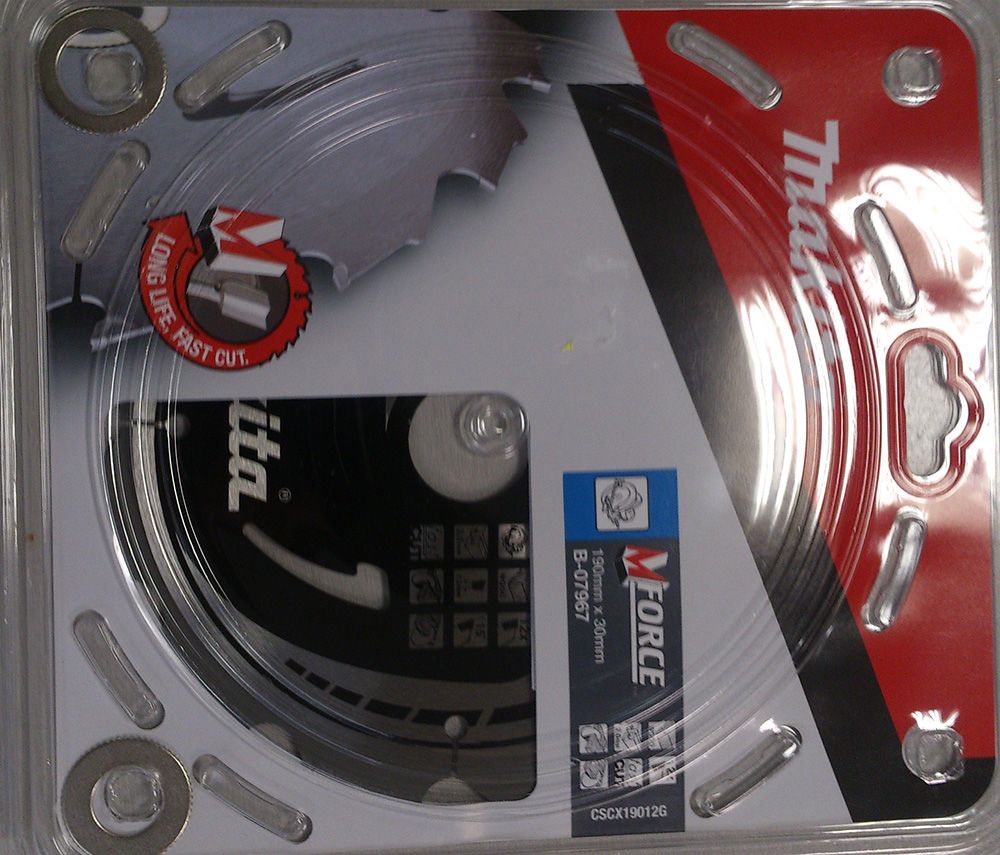 Griešanas disks kokam Makita MFORCE; 190x2x30,0 mm; Z12; 15°