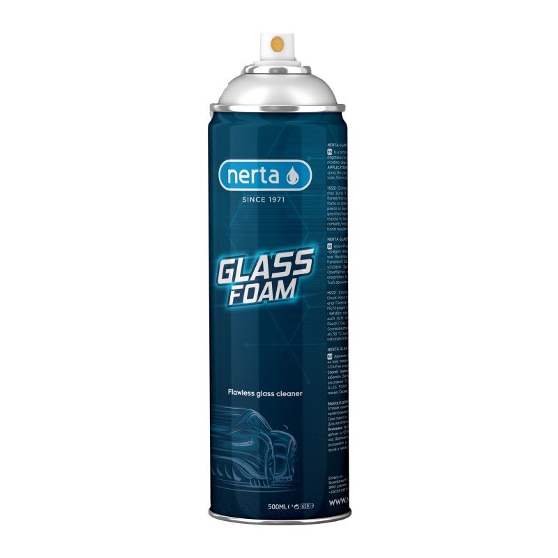 Stikla tīrīšanas līdzeklis Nerta Glass Foam; 0,5 l