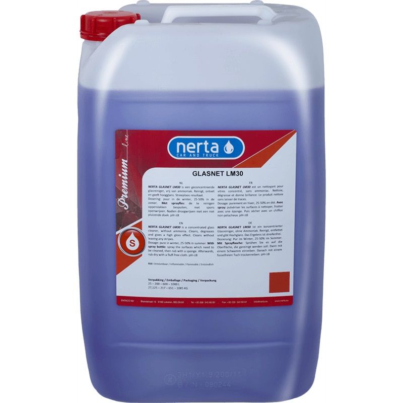 Stikla tīrīšanas līdzeklis Nerta Glas-Net LM30; 5 l