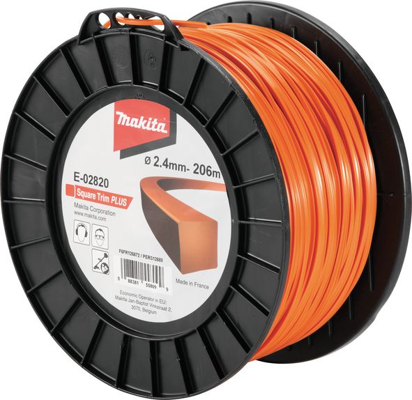 Trimmera aukla (kvadrāta) Makita E-02820; 2,4 mm/206 m