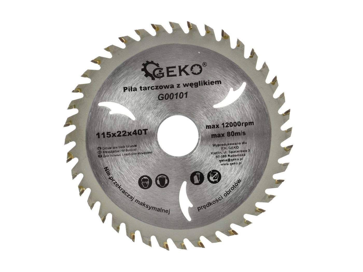 Griešanas disks kokam Geko ECO G00107; 125 mm