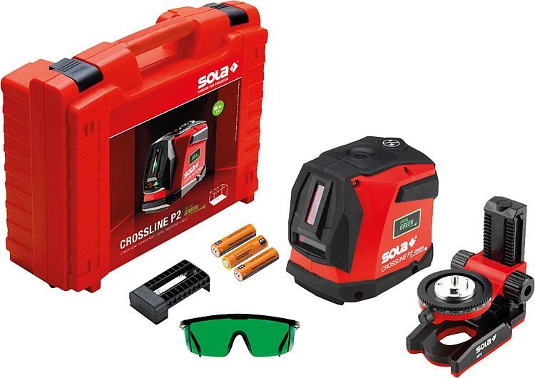 Lāzera nivelieris Sola CROSSLINE P2 GREEN