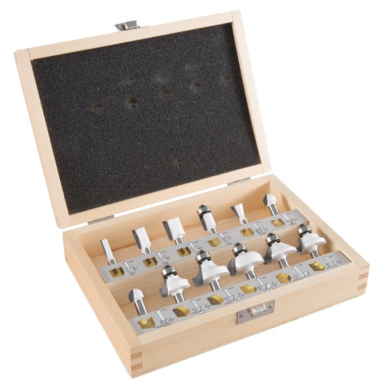 Frēžu komplekts Makita D-57065; 6 mm; 12 gab.