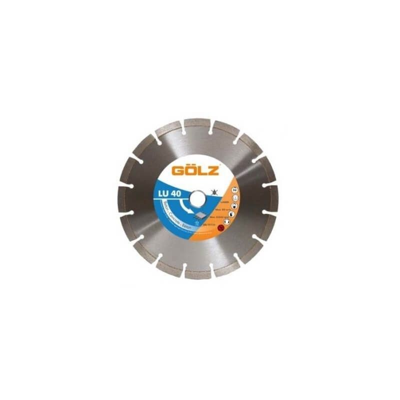 Dimanta griešanas disks Gölz LU40; 230x22,2 mm