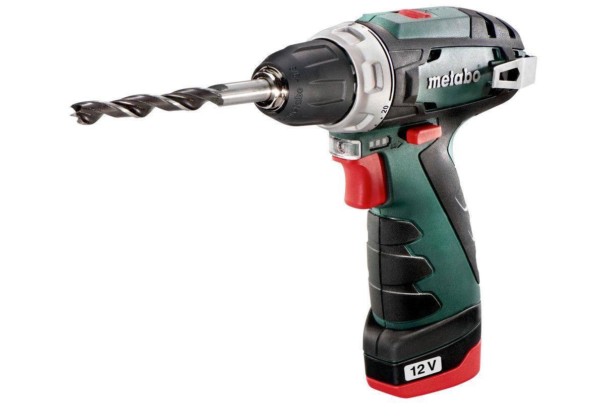 Urbjmašīna-skrūvgriezis Metabo POWERMAXX BS BASIC; 12 V; 2x2,0 Ah akum.