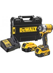 Triecienatslēga DeWalt DCF921P2T-QW; 18 V; 2x5,0 Ah akum.