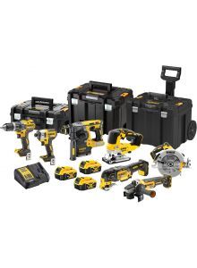 Instrumentu komplekts DeWalt DCK755P3T-QW (DCD796 + DCF887 + DCH273 + DCG405 + DCS570 + DCS334 + DCS355); 18 V; 3x5,0 Ah akum.