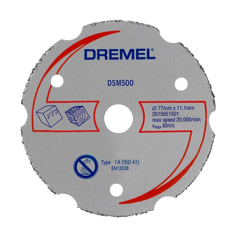 Universāls karbīda sadurgriešanas disks Dremel 2615S500JB; 77 mm