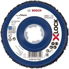 Filca disks tīrīšanai Bosch X-LOCK N377 Metal; 115 mm