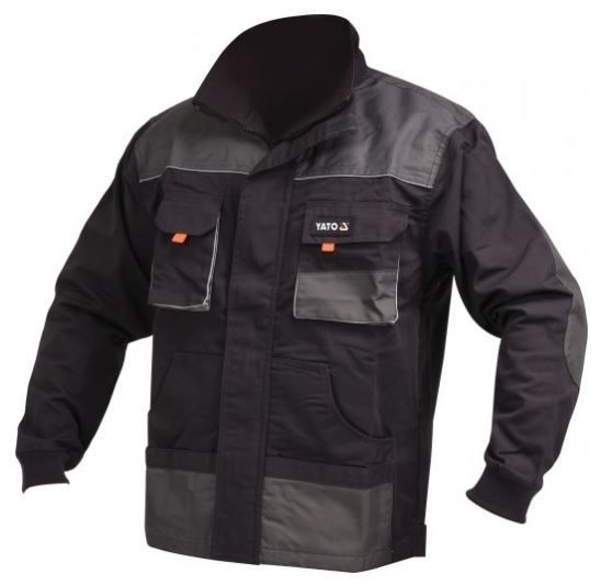 Jaka Yato YT-80181; XXL; melns/pelēks