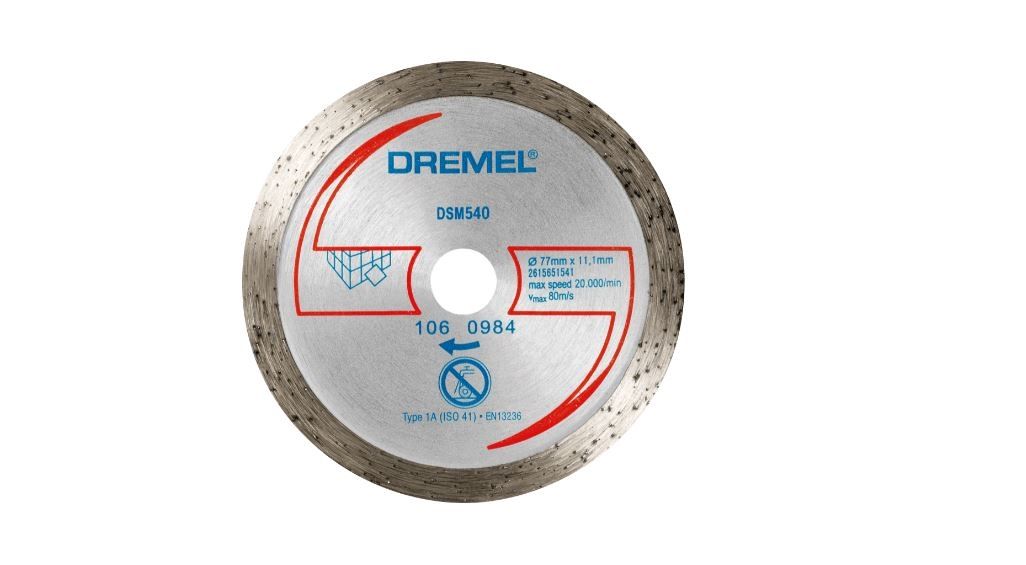Dimanta disks flīžu griešanai Dremel DSM540; 77 mm