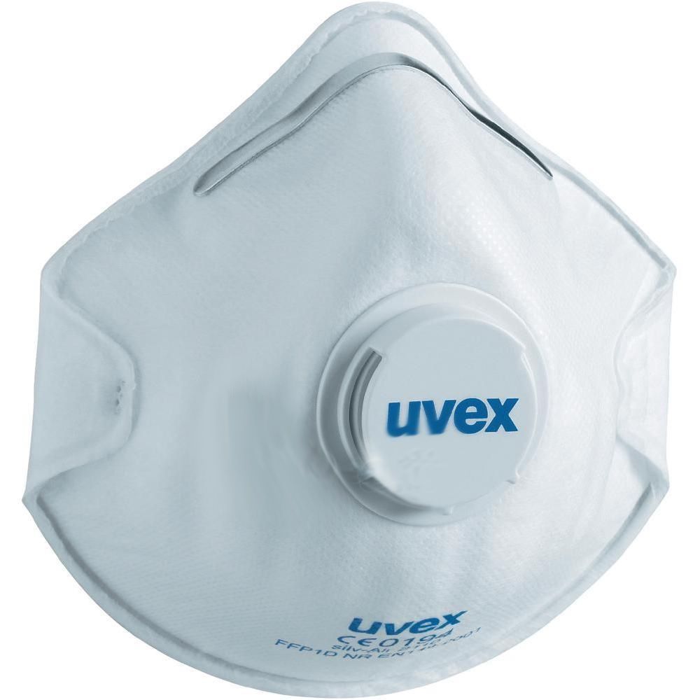 Aizsargmaska ar ventilāciju Uvex Silv-Air Classic 2110 FFP1; balts