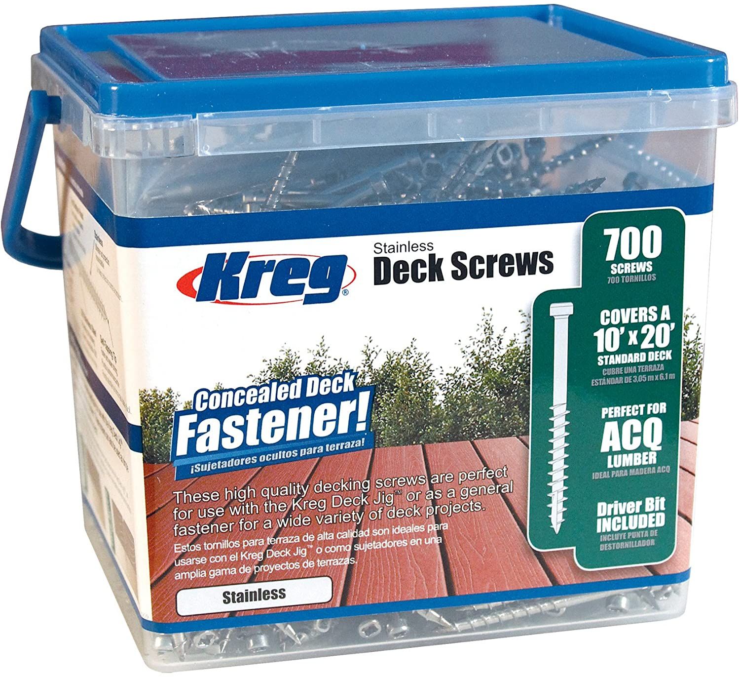 Koka skrūve Kreg SDK-C2SS; Pan-Head; 2,00''; 51 mm; 700 gab.; nerūsējošā tērauda