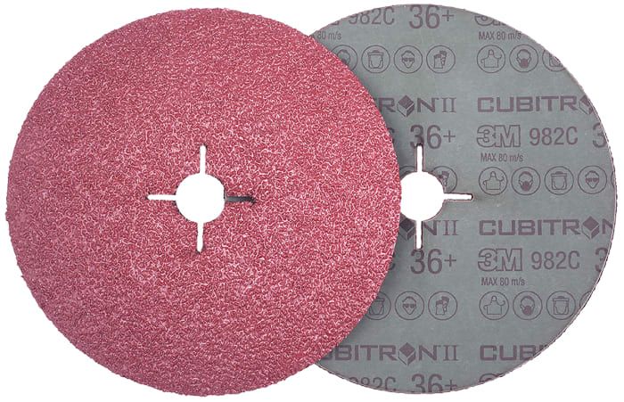 Metāla slīpēšanas disks 3M Cubitron II 982C; 125 mm; P80