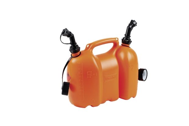 Degvielas tvertne 171-014; sarkana (6 l) + eļļošanas tvertne Ratioparts (3 l)