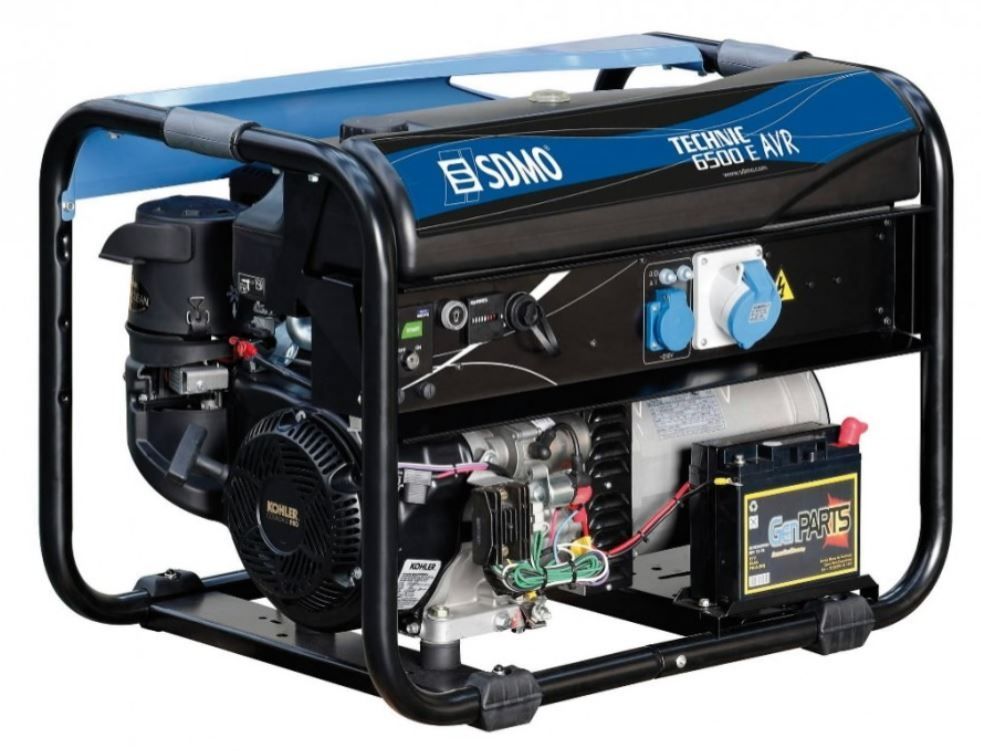 Invertora ģenerators SDMO TECHNIC 6500 E AVR C5; 6,33 kW; benzīna
