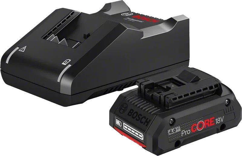 Piederumu komplekts Bosch GBA ProCORE 18 V; 1x4,0 Ah akumulators + lādētājs GAL 18V-40