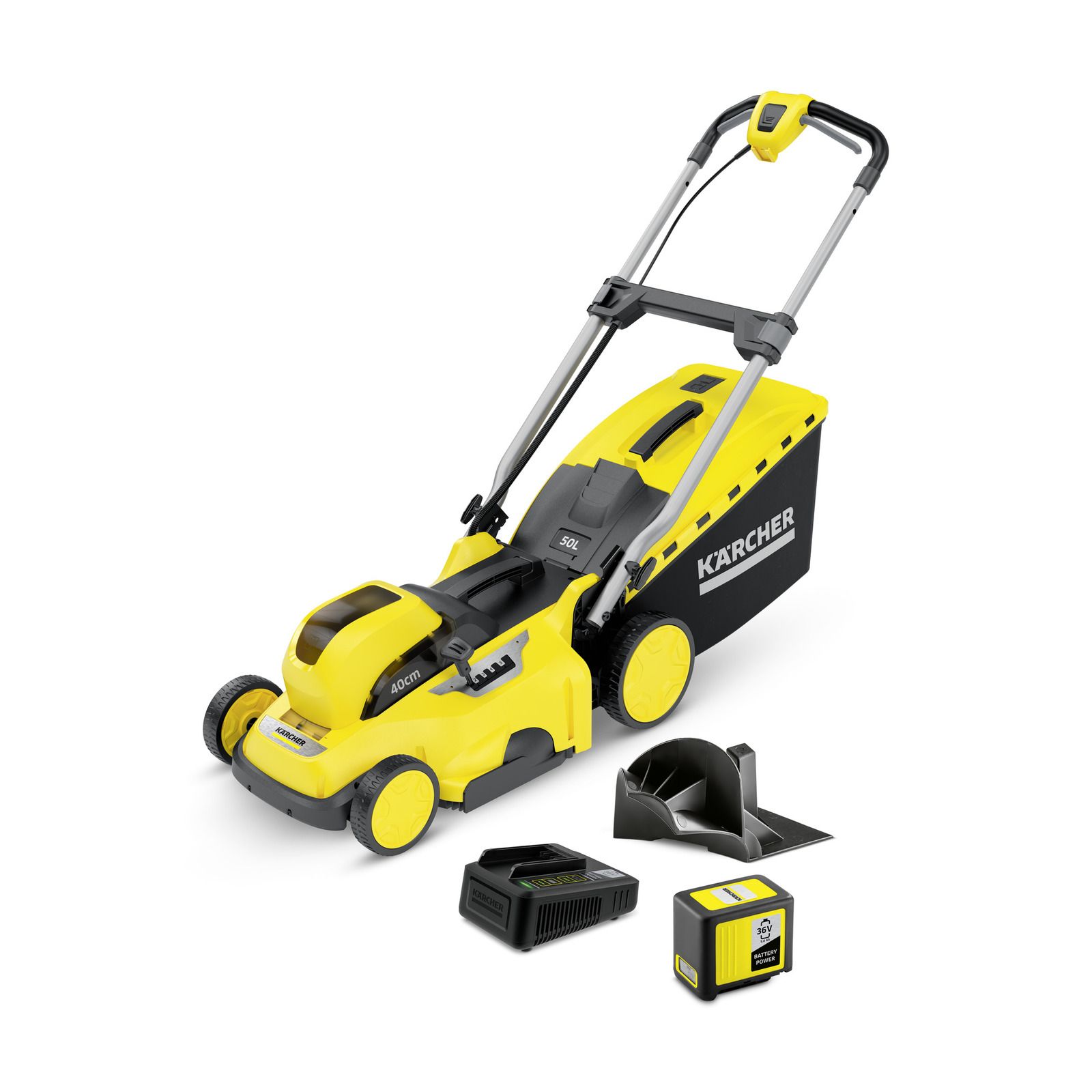 Zāles pļāvējs Karcher LMO 36-40; 36 V; 1x5,0 Ah akum.