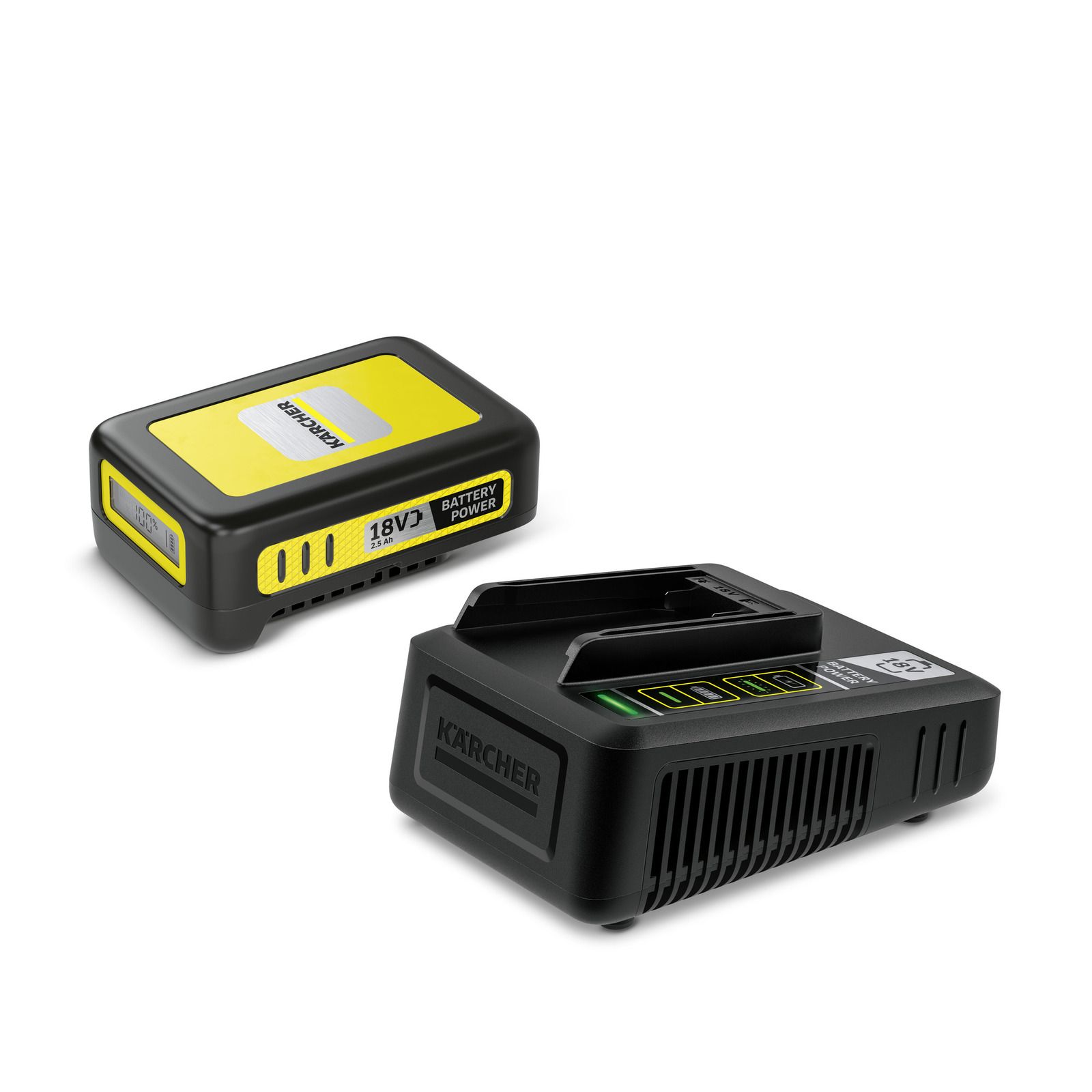 Akumulators Karcher Power 18 V; 2,5 Ah + Ātra lādētāja jauda Power