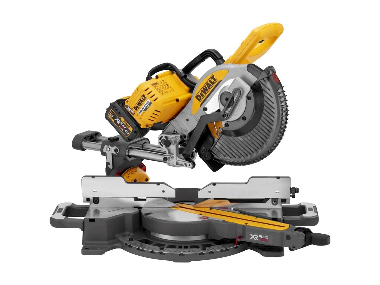 Leņķzāģis DeWalt DCS727T2-QW; 54 V; 2x6,0 Ah akum.