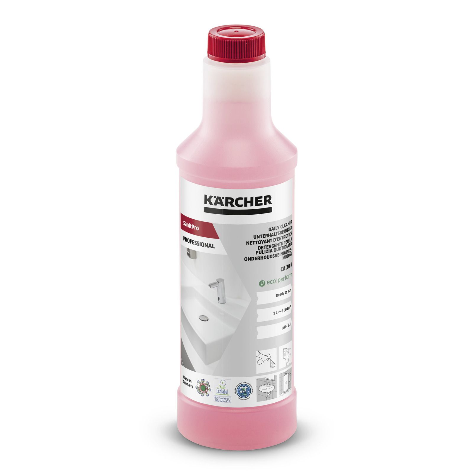 Tīrīšanas līdzeklis Karcher SanitPro CA 20 R eco; 0,5 l