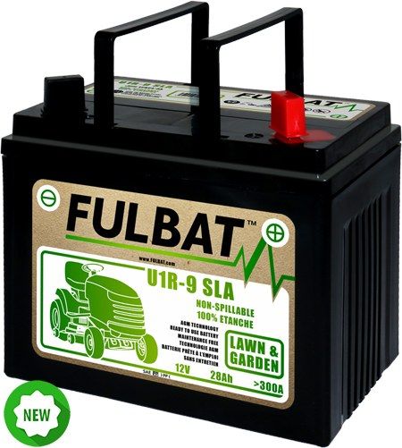 Akumulators zāliena traktoriem Fulbat U1R-9 SLA; 12 V; 28 Ah