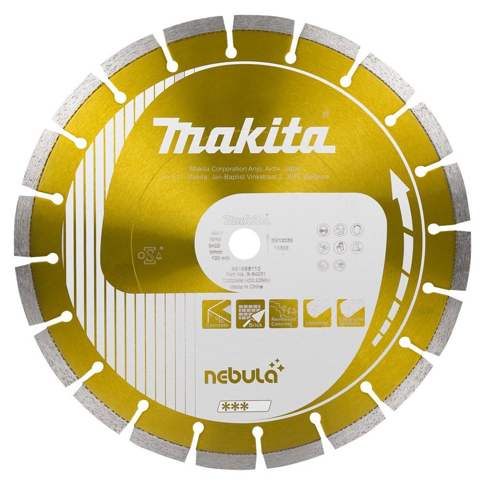 Dimanta griešanas disks Makita Nebula; 230 mm