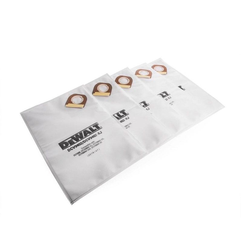 Auduma putekļu maiss putekļsūcējam DeWalt DCV586M; 5 gab.