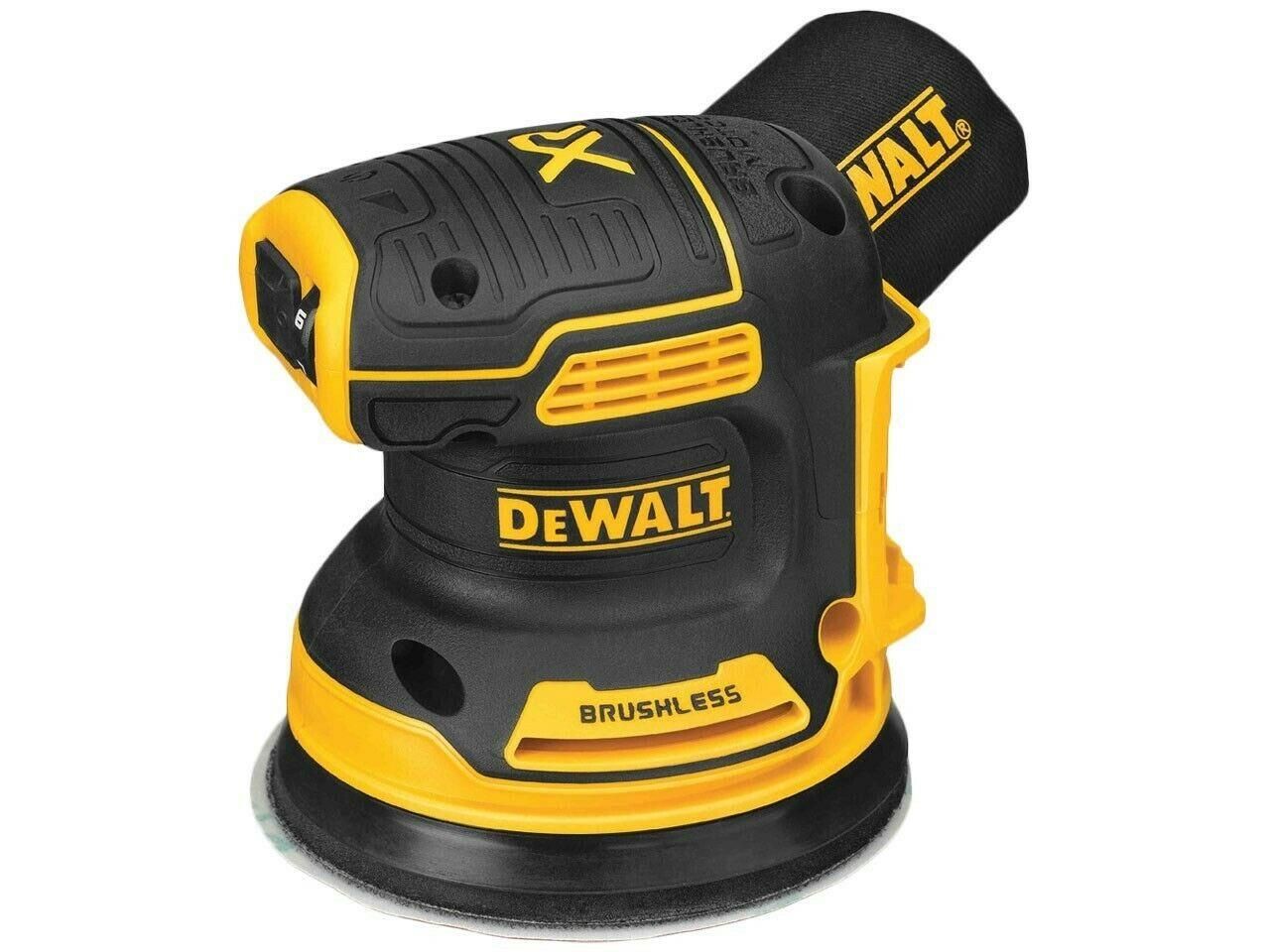 Ekscentra slīpmašīna DeWalt DCW210N-XJ; 18 V (bez akumulatora un lādētāja)