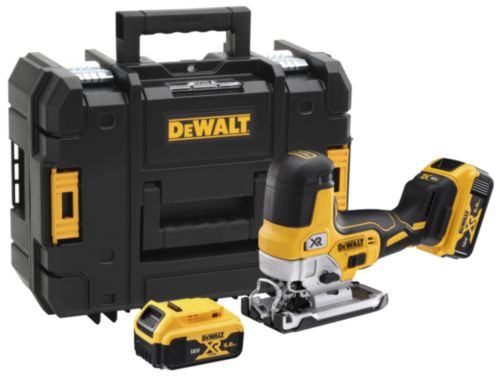 Figūrzāģis ar akumulatoru DeWalt DCS335P2; 18 V; 2x5,0 Ah akum.