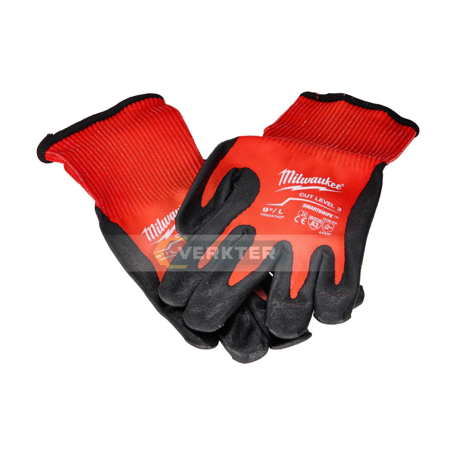 Cimdi Milwaukee Cut Level 3; L; 1 gab.