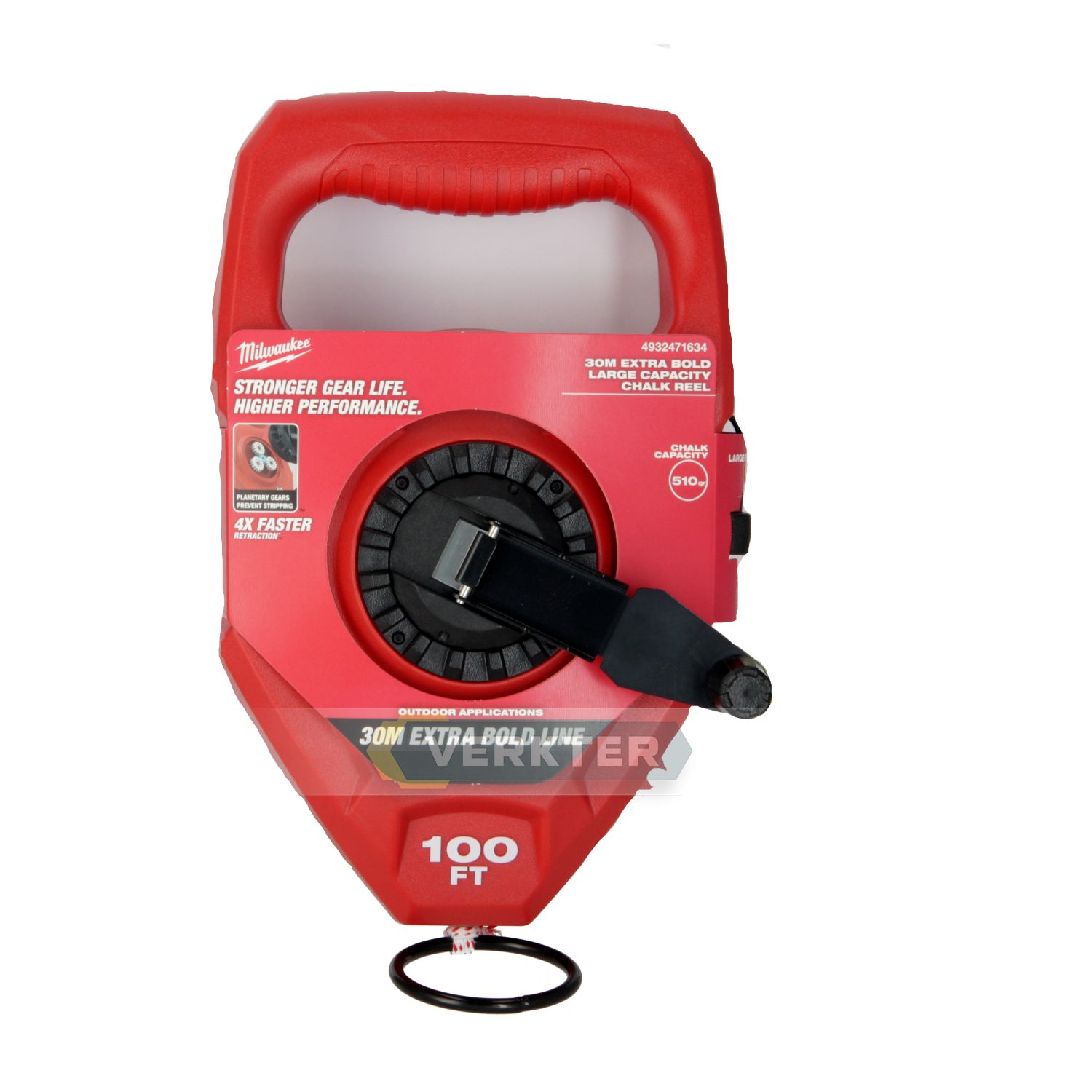 Krīta līnija/mērlente Milwaukee 4932471634; 30 m