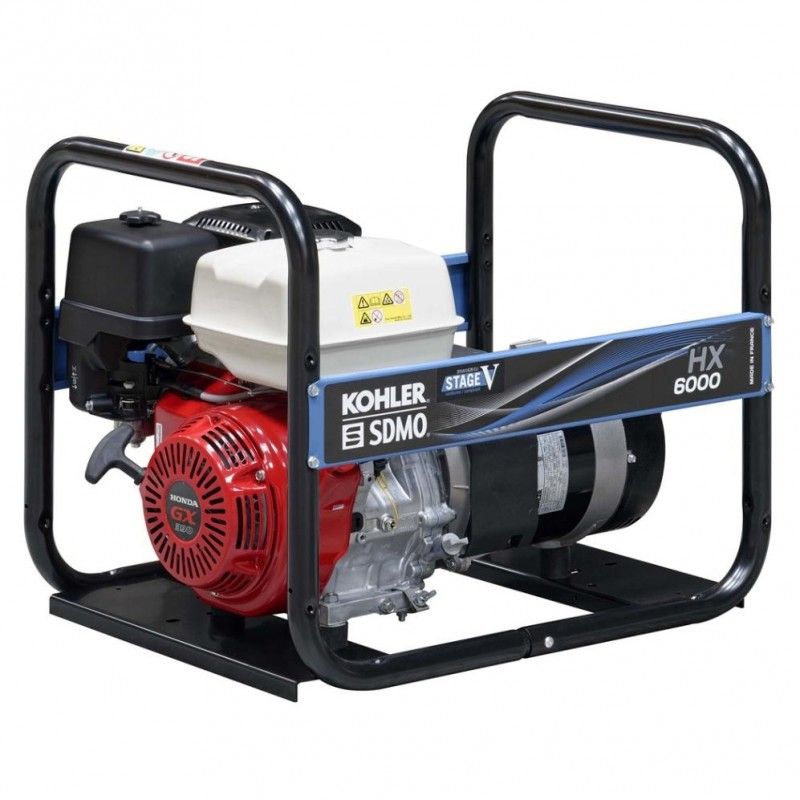 Invertora ģenerators SDMO HXC6000-C5; 5,6 kW; benzīna