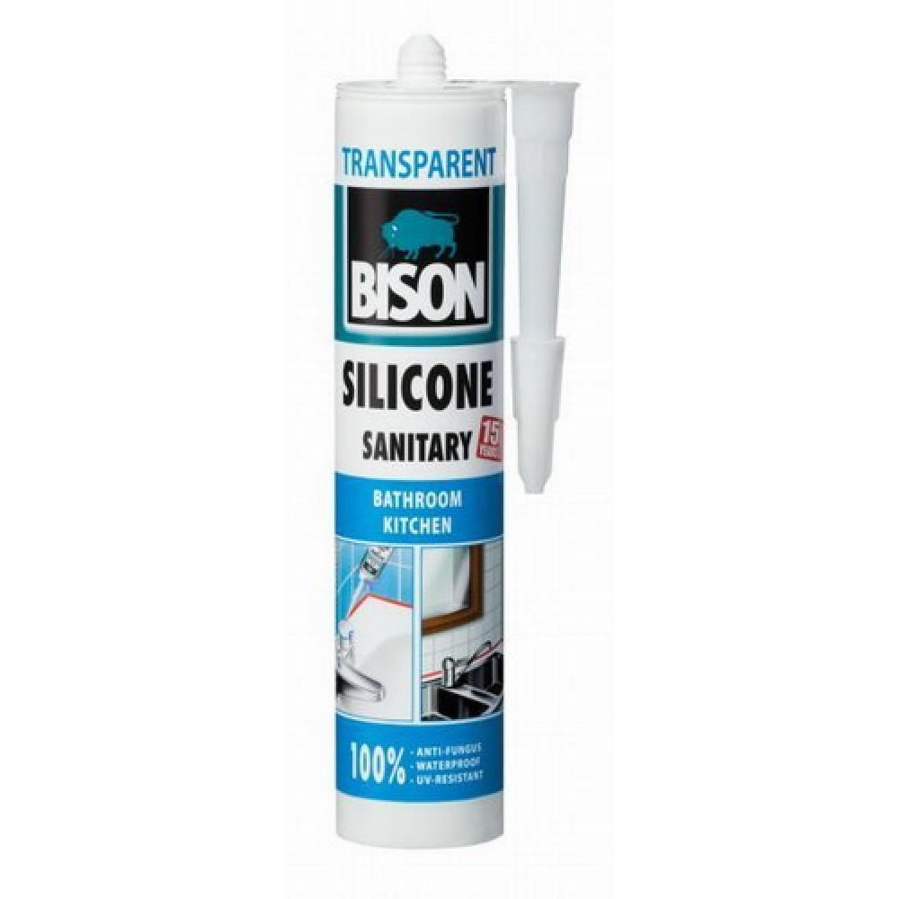 Hermētiskas virtuves un pirtis Bison 1591314 Silicone Sanitary; 280 ml; caurspīdīgs