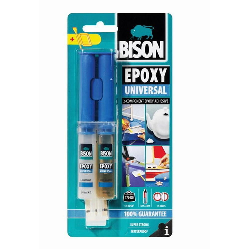 Līme Bison 1585225 Epoxy Universal; 24 ml