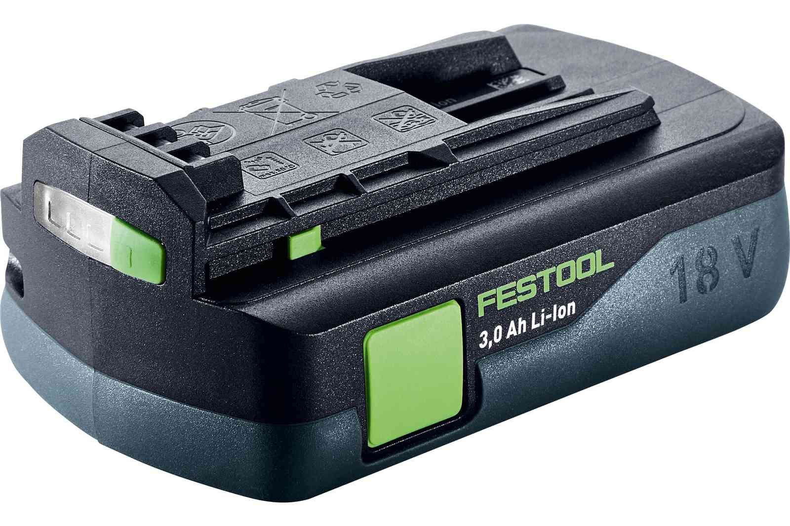 Akumulators Festool BP 18 Li 3,0 C; 18 V; 3,0 Ah; Li-ion