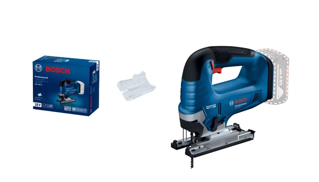 Figūrzāģis ar akumulatoru Bosch GST 185-LI Professional; 18 V (bez akumulatora un lādētāja)