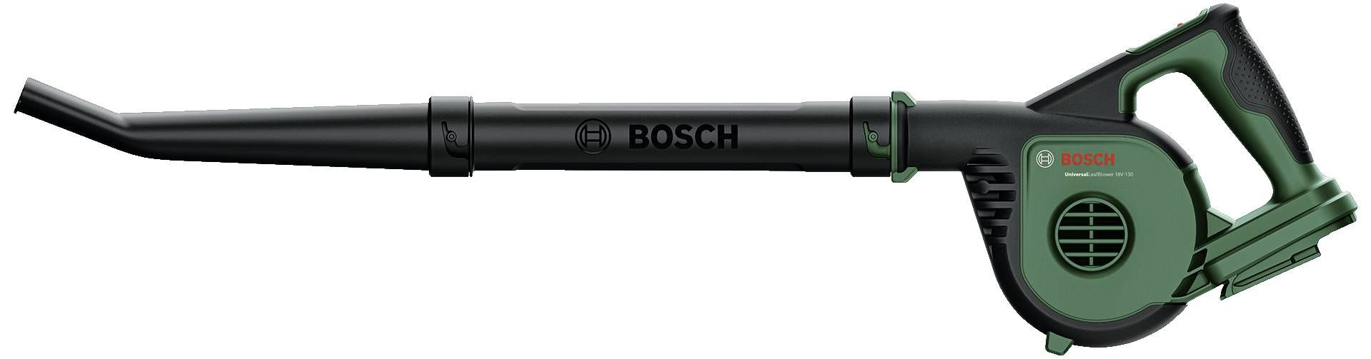 Akumulatora lapu pūtējs Bosch UniversalLeafBlower 18V-130 solo; 18 V (bez akumulatora un lādētāja)