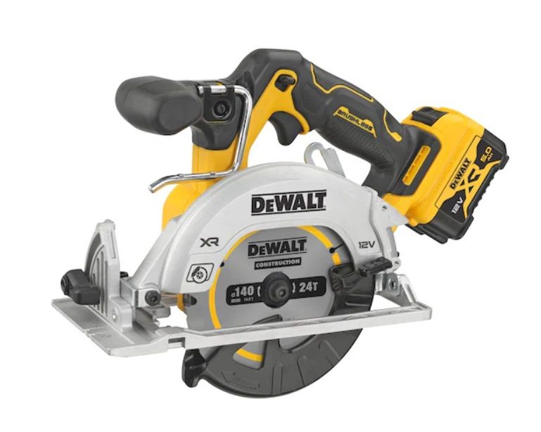 Akumulatora ripzāģis DeWalt DCS512P2-QW; 12 V; 2x5,0 Ah akum.